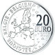 Belgique, 20 Euro, TINTIN HERGE, 2007, Proof, FDC, Argent, KM:262 - België