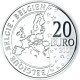 Belgique, 20 Euro, TINTIN HERGE, 2007, Proof, FDC, Argent, KM:262 - Belgium