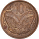 Monnaie, Nouvelle-Zélande, Elizabeth II, 10 Cents, 2006, TTB+, Cuivre Plaqué - New Zealand
