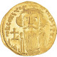 Monnaie, Constans II, Solidus, 651-654, Constantinople, SPL, Or, Sear:956 - Byzantines