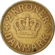 Monnaie, Danemark, Christian X, 2 Kroner, 1925, Copenhagen, TB - Denemarken