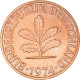 Monnaie, République Fédérale Allemande, 2 Pfennig, 1974, Stuttgart, TB - 2 Pfennig