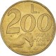 Monnaie, Saint Marin , 200 Lire, 1991, TB+, Bronze-Aluminium, KM:268 - Saint-Marin