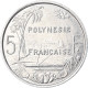 Monnaie, Polynésie Française, 5 Francs, 1997, Paris, SPL, Aluminium, KM:12 - Französisch-Polynesien