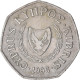 Monnaie, Chypre, 50 Cents, 1996 - Chypre