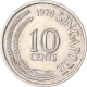 Monnaie, Singapour, 10 Cents, 1974 - Singapour