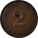 Monnaie, République Fédérale Allemande, 2 Pfennig, 1965, Munich, TB, Bronze - 2 Pfennig