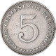 Monnaie, Panama, 5 Centesimos, 1966 - Panamá
