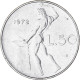 Monnaie, Italie, 50 Lire, 1972, Rome, TB+, Acier Inoxydable, KM:95.1 - 50 Lire
