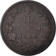 Monnaie, Italie, Vittorio Emanuele II, 10 Centesimi, 1866, Naples, TB+, Cuivre - 1861-1878 : Vittoro Emanuele II