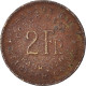 Monnaie, Congo Belge, 2 Francs, 1947 - 1945-1951: Régence