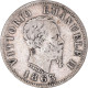 Monnaie, Italie, Vittorio Emanuele II, 50 Centesimi, 1863, Torino, TB+, Argent - 1861-1878 : Victor Emmanuel II.