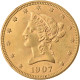 Monnaie, États-Unis, Coronet Head, $10, Eagle, 1907, U.S. Mint, Philadelphie - 10$ - Eagles - 1866-1907: Coronet Head (Tête Couronnée)