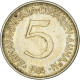 Monnaie, Yougoslavie, 5 Dinara, 1984 - Yougoslavie