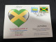 10-3-2024 (2 Y 37) COVID-19 4th Anniversary - Jamaica - 10 March 2024 (with Jamaica UN Flag Stamp) - Malattie