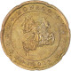 Monaco, 20 Euro Cent, 2001, Paris, SUP, Laiton, KM:171 - Monaco