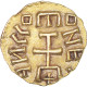 Monnaie, France, Triens, Monétaire ANGLVS, 625-635, Quentovic, SUP, Or - 470-751 Monedas Merovingios
