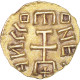 Monnaie, France, Triens, Monétaire ANGLVS, 625-635, Quentovic, SUP, Or - 470-751 Merovingian