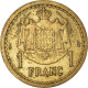 Monnaie, Monaco, Louis II, Franc, 1943, TTB+, Bronze-Aluminium, Gadoury:MC 132 - 1922-1949 Louis II.