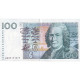 Billet, Suède, 100 Kronor, 1986-1992, KM:57a, SPL - Suède