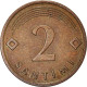 Monnaie, Lettonie, 2 Santimi, 2009 - Lettland