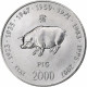 Monnaie, Somalie, 10 Shillings / Scellini, 2000, FDC, Nickel Clad Steel, KM:101 - Somalie