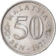 Monnaie, Malaysie, 50 Sen, 1977 - Malaysie