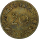 Monnaie, Saare, 20 Franken, Paris, TB, Bronze-Aluminium, KM:2 - 20 Franken