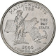 États-Unis, Quarter, 2000, U.S. Mint, Cupronickel Plaqué Cuivre, TTB+, KM:305 - 1999-2009: State Quarters