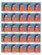 India 2023 525th BIRTH ANNIVERSARY OF SAINT MEERABAI / MEERA BAI Rs.5 Full Sheet Of 25 Stamps MNH As Per Scan - Unused Stamps