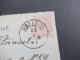 Österreich 1891 Kartenbrief 5 Kreuzer Stempel K1 Hallein Nach Wien Mariahilf Mit Ank. Stempel - Cartes-lettres