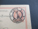 Österreich / Tschechien Weltpostverein UPU 1897 GA 5 Kreuzer K2 Prag 1 Praha 1 Nach Stettin / Prag Königl. Weinberge - Briefkaarten