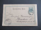 Österreich / Tschechien 1900 GA 5 Heller K1 Postelberg Heute Postoloprty Nach Dresden Mit Ank. Stempel - Briefkaarten