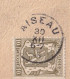 Lion Héraldique CACHET AISEAU 30 XII BONNE ANNEE - 1929-1937 Leone Araldico