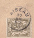 Lion Héraldique CACHET AISEAU 30 XII BONNE ANNEE - 1929-1937 León Heráldico