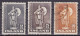 IS040 – ISLANDE – ICELAND – 1939-43 – STATUE OF KARLSEFNI – SC # 229a/31a USED 45 € - Usados