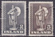 IS040A – ISLANDE – ICELAND – 1939-43 – STATUE OF KARLSEFNI – MI # 214E-230E USED - Gebraucht