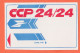 7251 / ⭐ ♥️  Compte Cheque Postaux CCP 24/24 Carte Vierge SPECIMEN Outil Dictatique PTT Instruction LA POSTE - Other & Unclassified