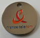 Jeton De Caddie - France Telecom - Le Ticket De Téléphone - En Métal - (1) - - Munten Van Winkelkarretjes