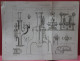 REGULATEUR L'ALIMENTATION PAR M.PINEL , MARTEAU PILON PAR REVOLLIER, MOTOR A PRESSION , RAMSBOT   28X24 CM - VOIR IMAGES - Máquinas