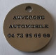 Jeton De Caddie - Automobiles - OPEL - AUVERGNE AUTOMOBILE - En Métal - - Trolley Token/Shopping Trolley Chip