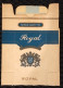 Royal Tobacco / Tabac Cigarette Flat Box Used In Vietnam Viet Nam / 04 Photos - Empty Tobacco Boxes