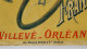 Affiche Publicitaire Originale Circa 1900 - 51,5x36,5cm - Société La Française Villevé-Orléans Marque Diamant - Vélo - Affiches