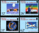 BRITISH ANTARCTIC TERRITORY QE2 1991 Ozone Hole SG 192-5 MNH Unmounted Mint - Unused Stamps