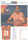 Trading Cards KK000604 Basketball Germany Mitteldeutscher Weissenfels 10.5x15cm HANDWRITTEN SIGNED: Adika Peter-McNeilly - Abbigliamento, Souvenirs & Varie