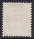 Schweiz: Portomarke SBK-Nr. 28BN (Rahmen Bräunlicholiv, Wasserzeichen Kreuz, 1908-1909) Stempel ZUG 23 II 12 - Portomarken