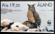 Aland 1996    Worldwide Conservation: Eagle Owl. Bird  MiNr109-12    MNH (**)  (lot  33 ) - Aland