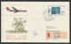 1966, Swissair, Erstflug, Liechtenstein - Palma De Mallorca - Luchtpostzegels
