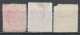 1883,1888 JAPAN Set Of 3 Used Stamps (Michel # 58,59,64) CV €4.30 - Gebruikt