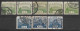 1926-1932 JAPAN Set Of 8 Used Stamps (Michel # 177I,177II,179) CV €2.60 - Used Stamps